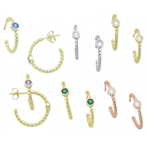 Twisted hoops Earrings
