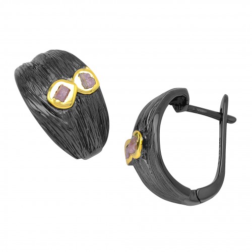 Black earrings