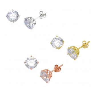 Single Stone Earrings 2