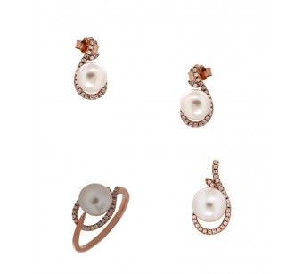 Silver jewellery set