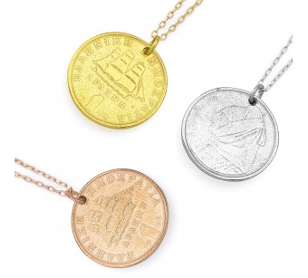 Drachmae coin necklace