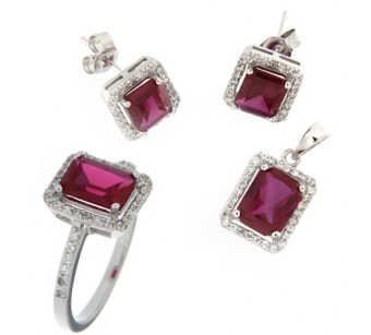 Silver jewellery set 2