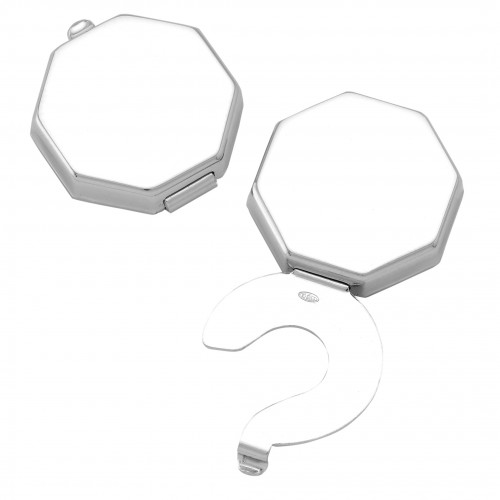 Silver cufflinks octagon