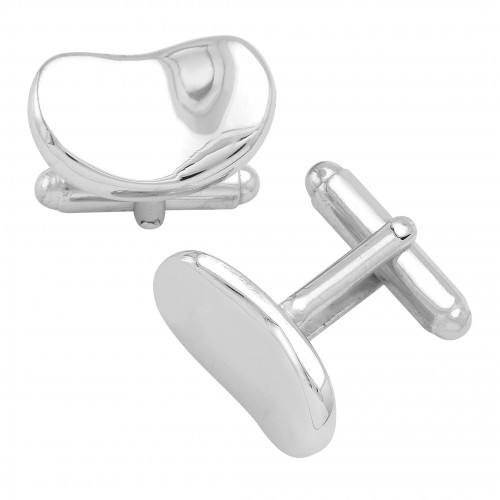 Silver cufflinks