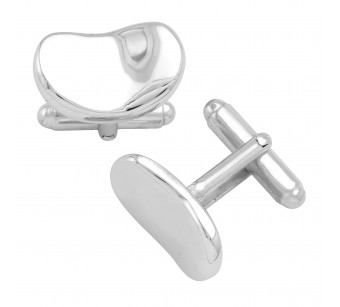 Silver cufflinks