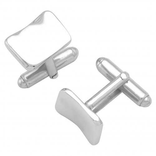 Silver cufflinks