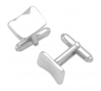 Silver cufflinks