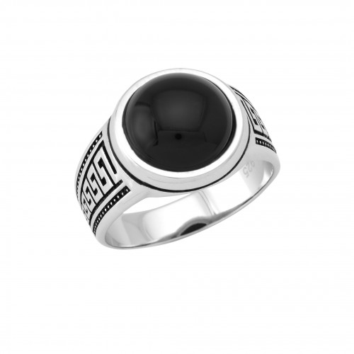 Men's silver ring