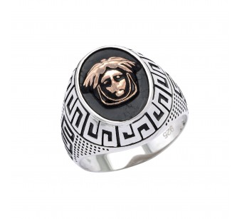 Men's silver ring