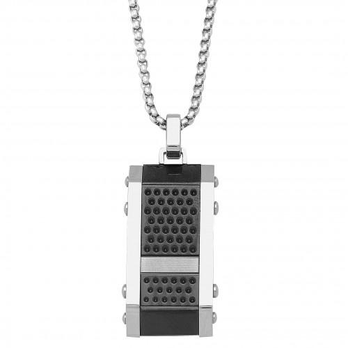 Necklace with steel