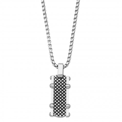 Necklace with steel