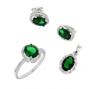 Silver jewellery set 2