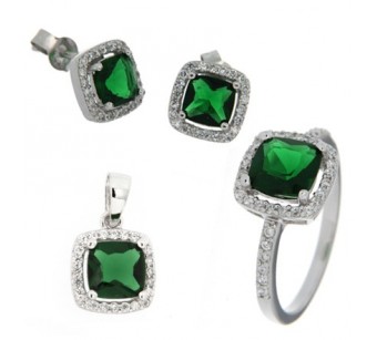 Silver jewellery set 2