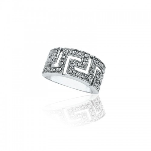 Silver marcasite ring