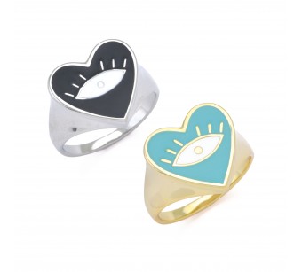 Heart-Eye Ring