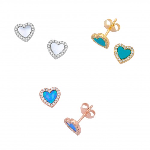 Heart earrings
