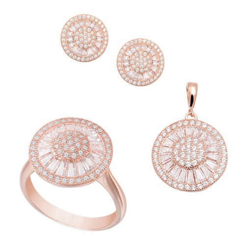 Silver jewellery set