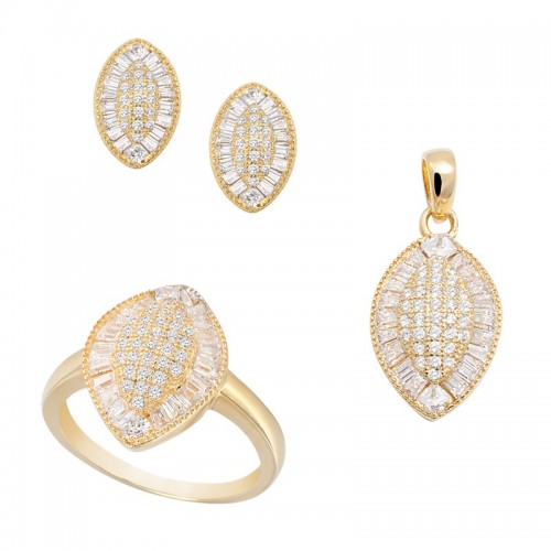 Silver jewellery set