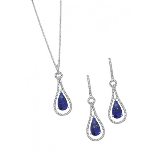 Silver jewellery set