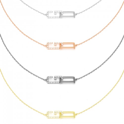 Chain & Links Necklace
