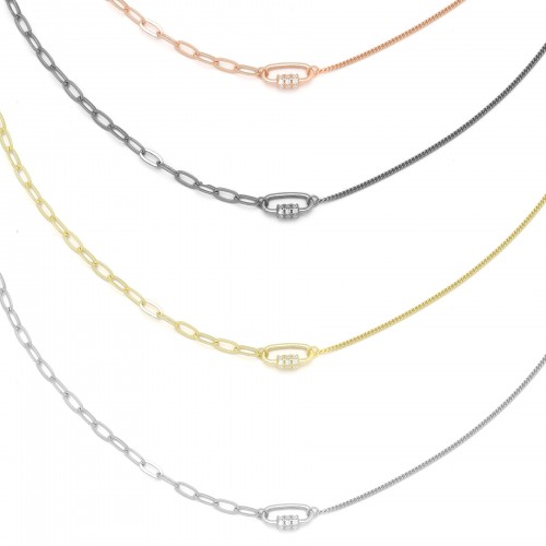 Chains & Locker Necklace