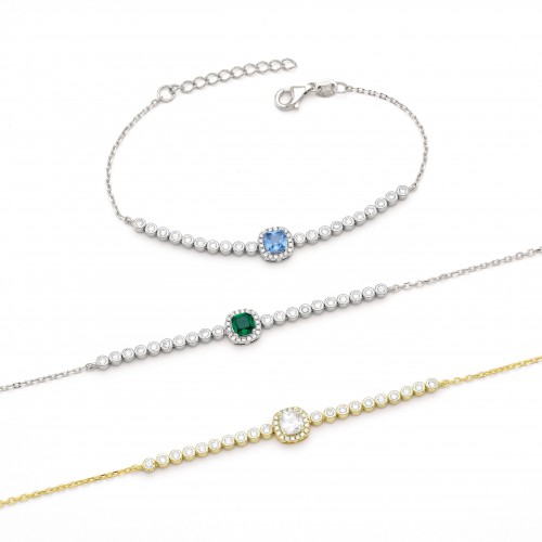 Half-Tennis Bracelet