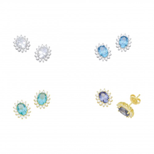 Solitaire Earrings