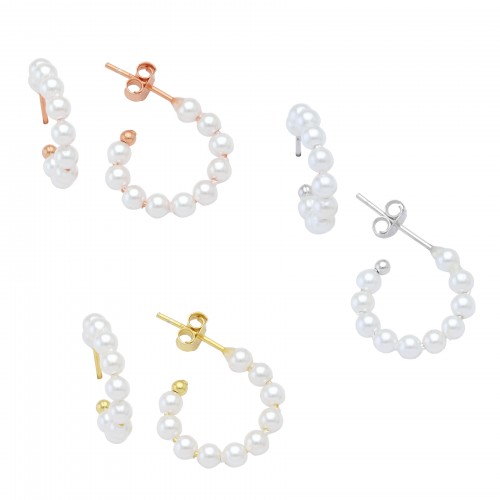 Pearl Loops Earrings