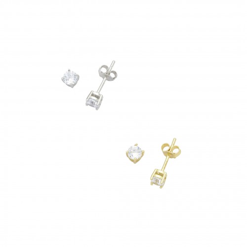 Single Stone Earrings