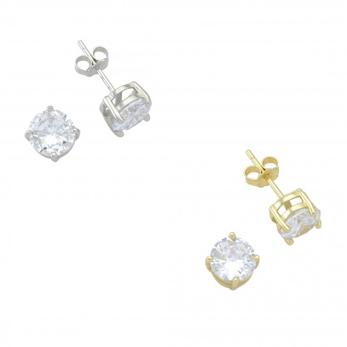 Single Stone Earrings