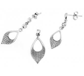 Silver jewellery set