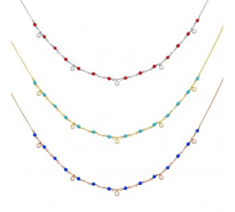 Enamel Necklace