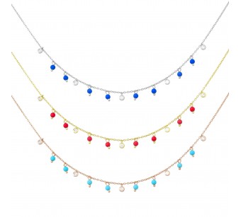 Enamel Necklace