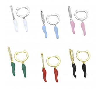 Pepper Hoop Earrings