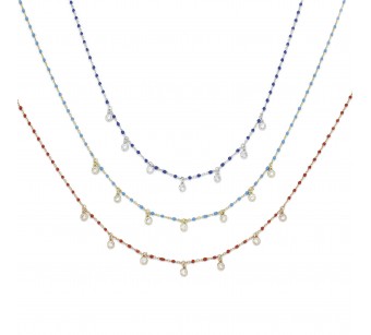 Enamel Necklace
