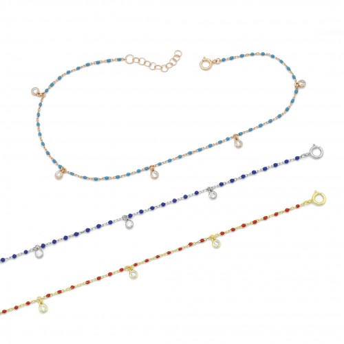 Enamel Ankle Bracelet