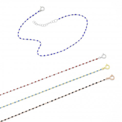Enamel Ankle Bracelet
