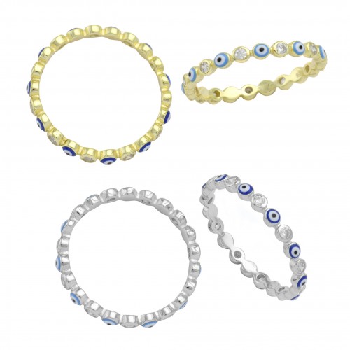 Eterntity Evil Eye Ring