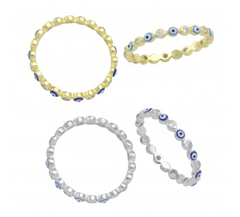 Eterntity Evil Eye Ring