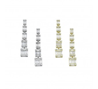 Rectangular Dangling Earrings