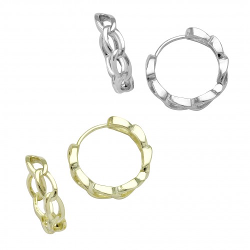 Hoop Chain Earrings