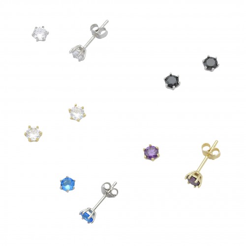 Single Stone Earrings