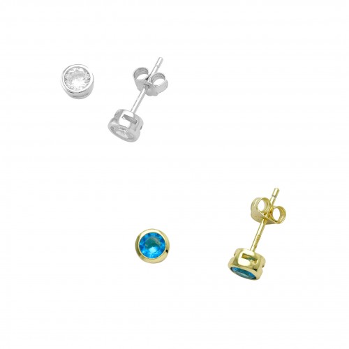 Single Stone Earrings