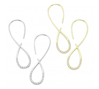 Infinity Hoop Earrings