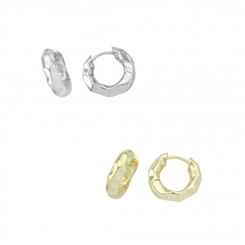 Forged Hoop Earrings