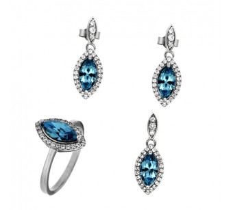 Silver jewellery set