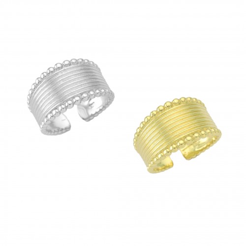 Striped Flat Ring