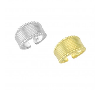Striped Flat Ring