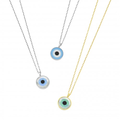 Round Eye Necklace (8mm)