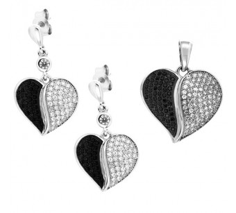 Silver jewellery set 2